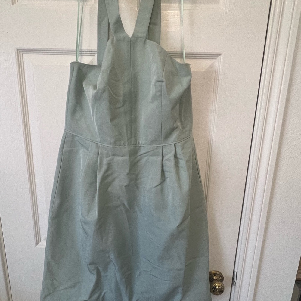 J. Crew Light Blue Halter Dress